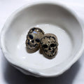 Glitter Resin Skull Studs
